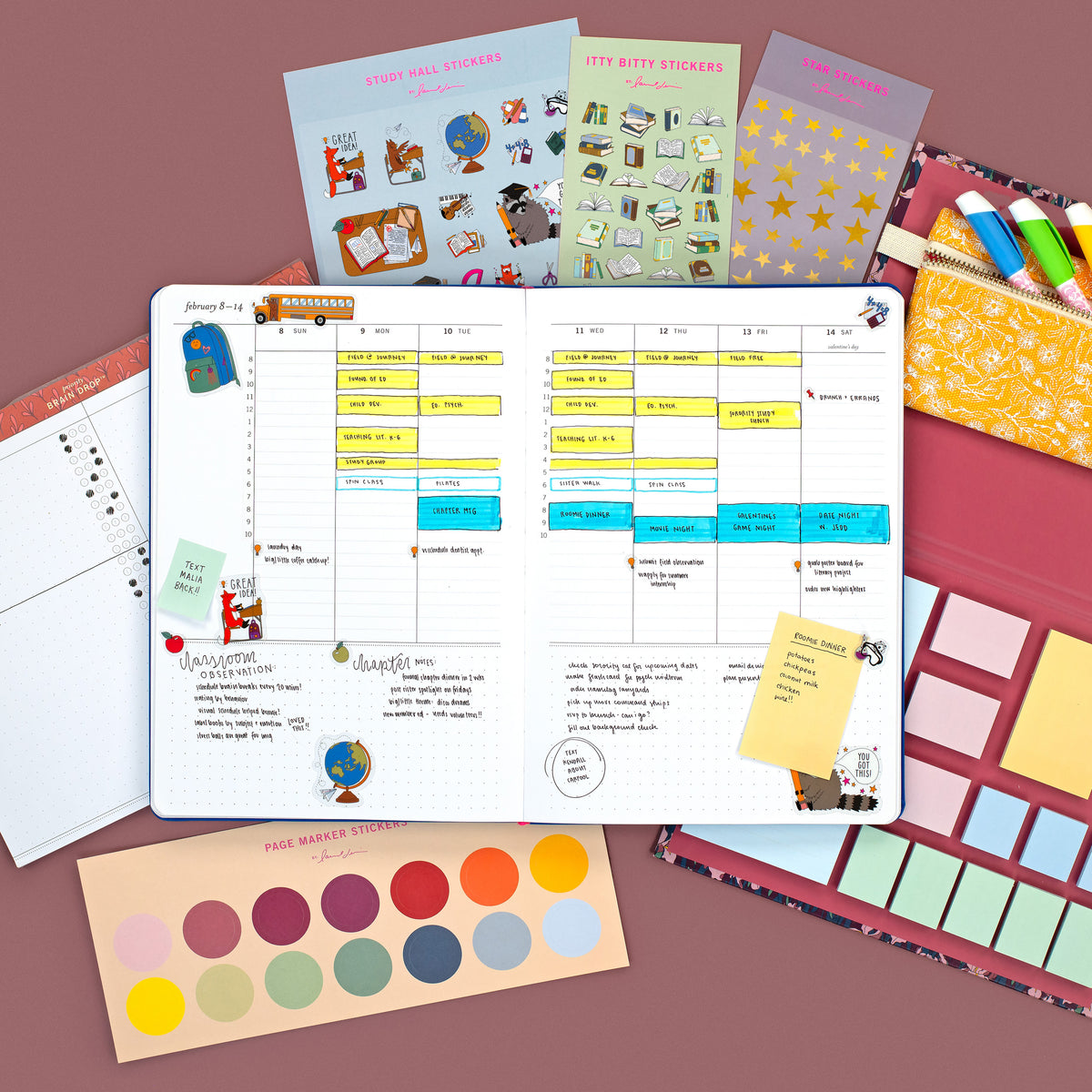 School Planner & Study Organizer Bundle