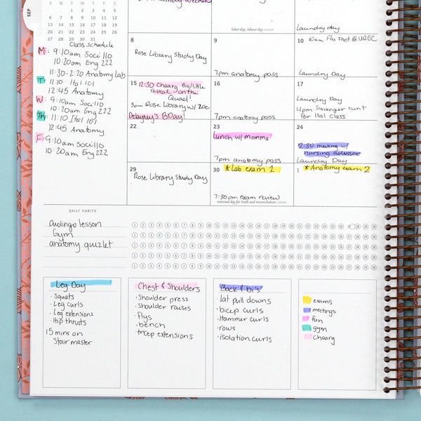 How to Use Your Planner: College Edition