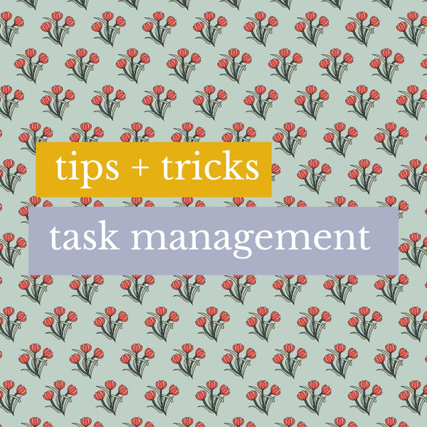 How to Plan: Task Management