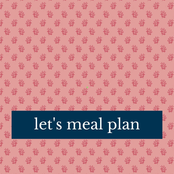 How to Meal Plan With Your Planner