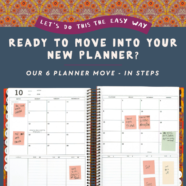 How to Set Up Your Planner for Productivity: 6 Easy Move-In Steps