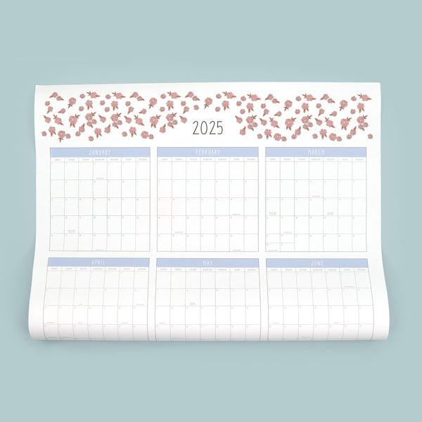 2025 Printable Yearly Wall Calendar | laurel denise 2025-printable-yearly-wall-calendar-laurel-denise