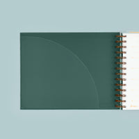 2025 MINI Horizontal Week + Month Planner, Evergreen