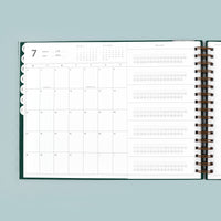 2025 Horizontal Week + Month Planner, Twilight