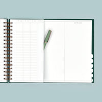 2025 Vertical Week + Month Planner, Frolic