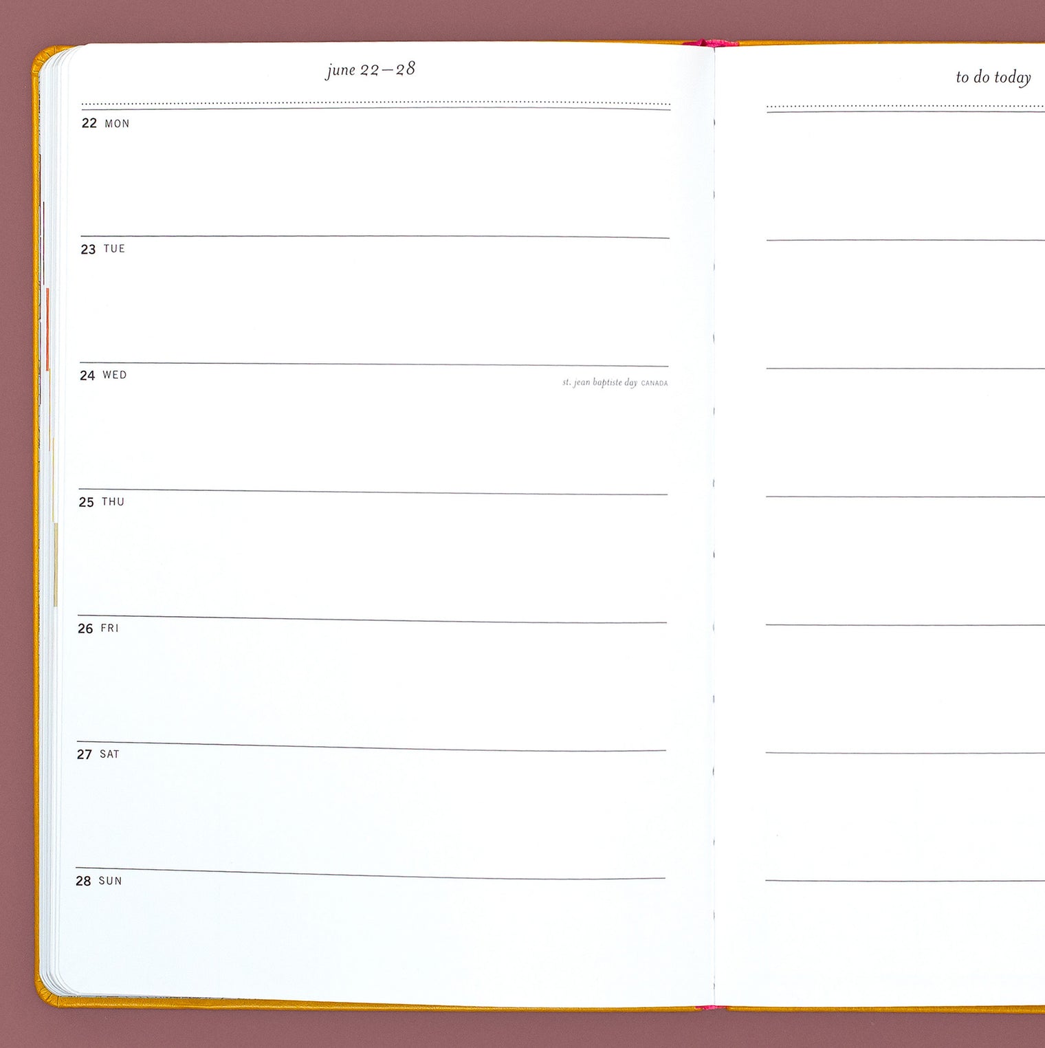 2026 | The Mae Planner | Most Noble Estate (horizontal bookbound)