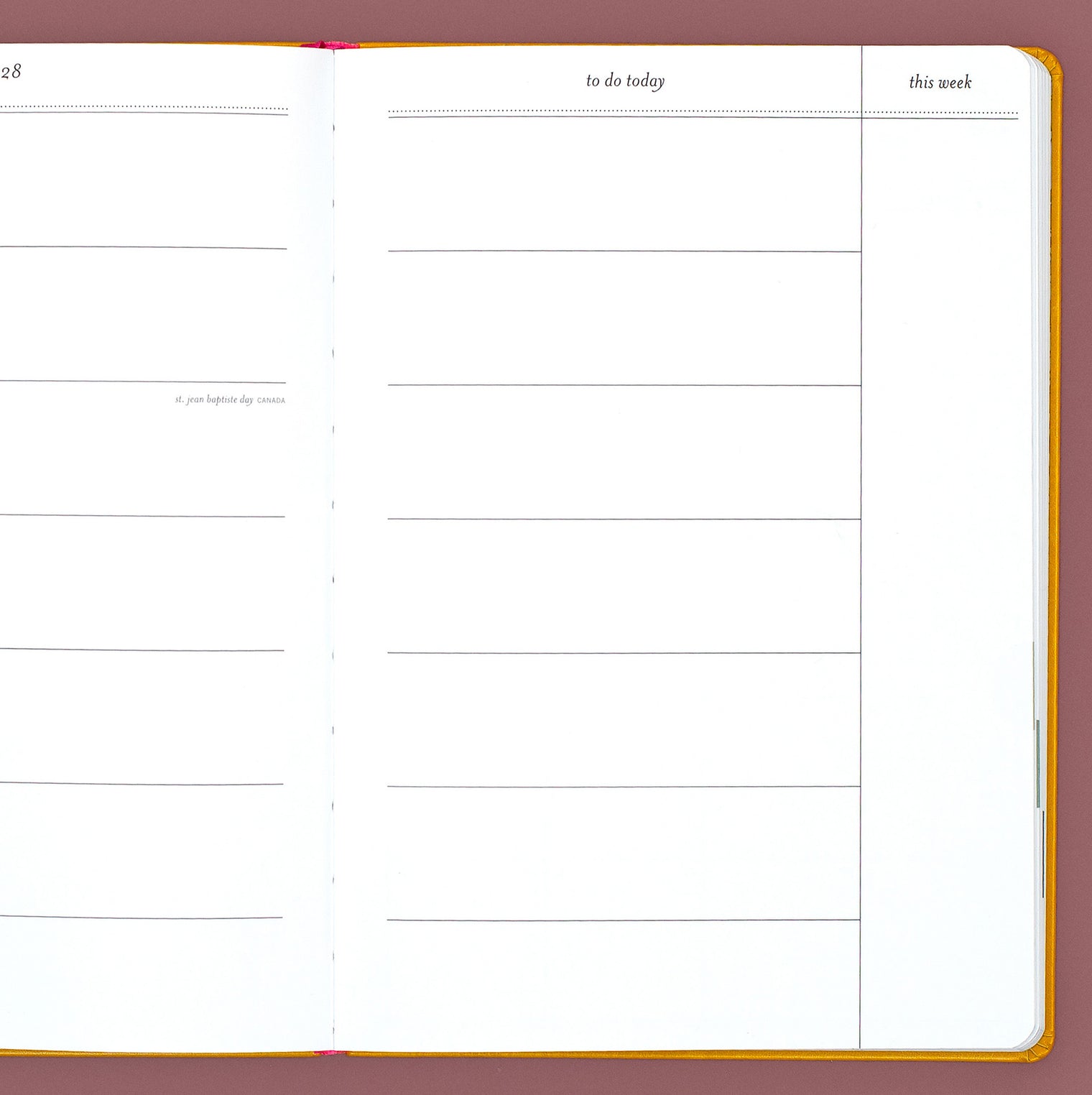 2026 | The Mae Planner | Most Noble Estate (horizontal bookbound)