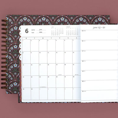 2026 | The Nancy Planner | Bennet Sisters (horizontal week + month) | Large + Small card image