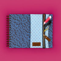 Undated MINI Horizontal Week + Month Planner, Floral Fellowship