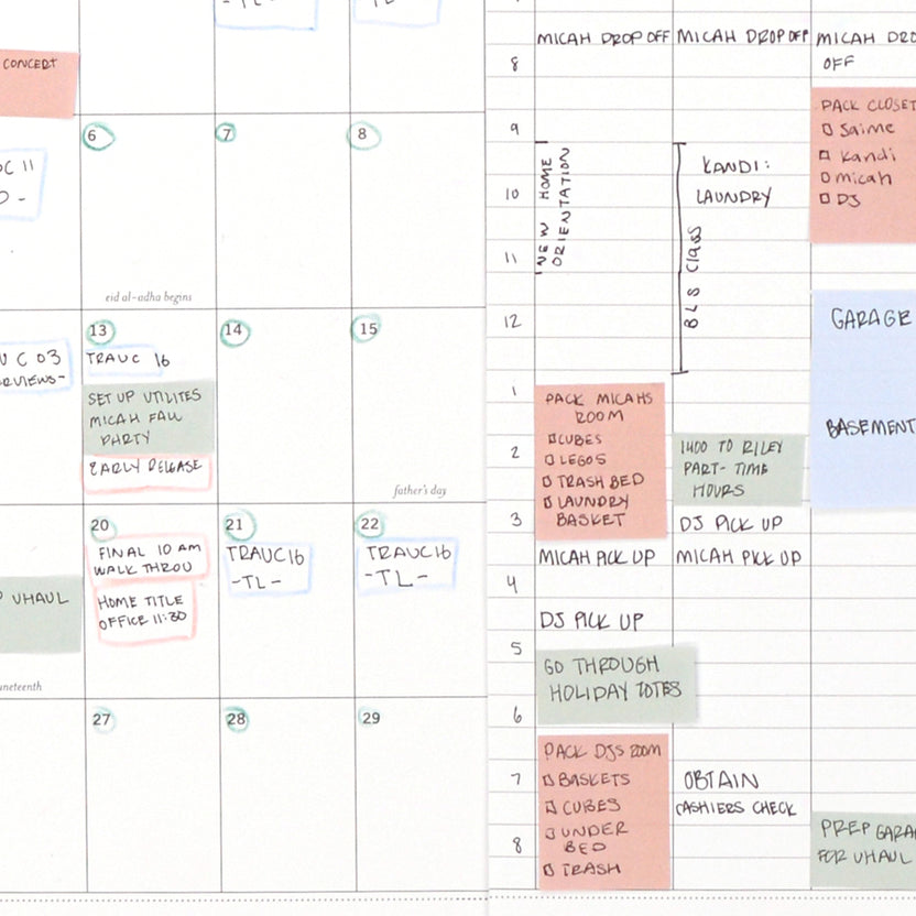 Family Moving Planner | Horizontal Weekly Spread for Stress-Free Moves ...