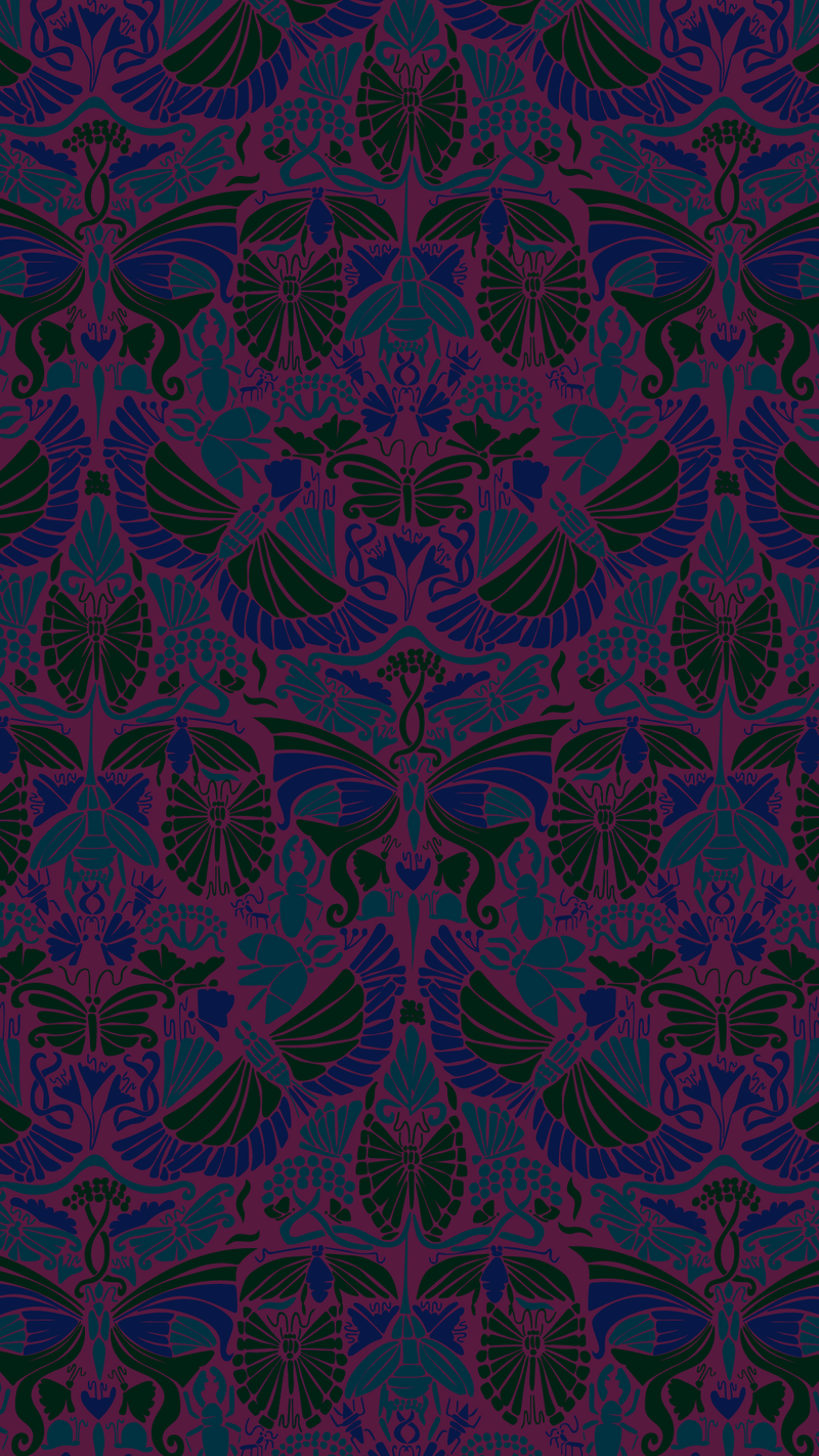 purple butterfly
