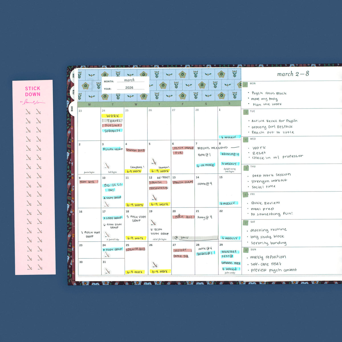 In Nancy, Size Large Planner