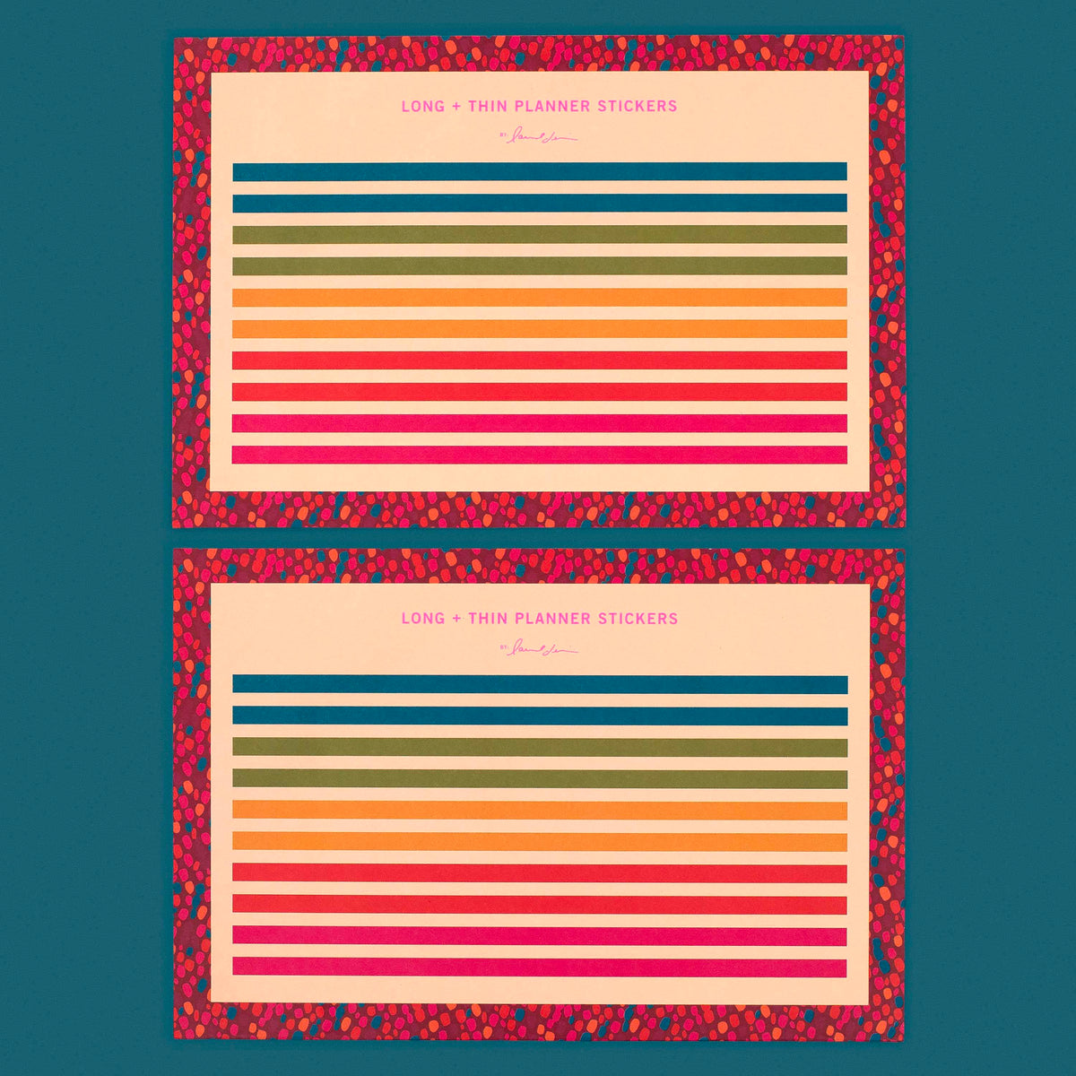 2 Sheets | 20 Stickers