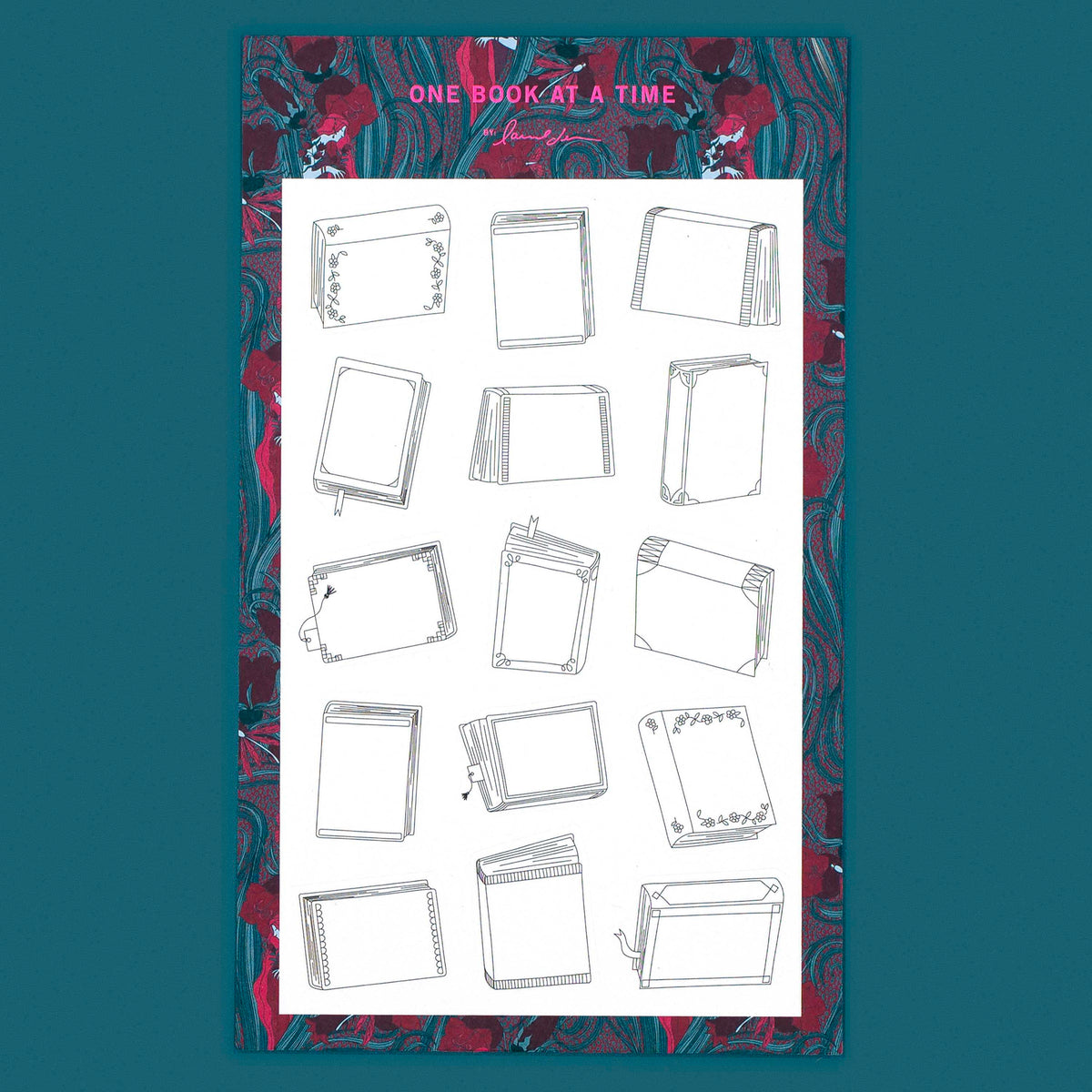 One Book at a Time | Fill & Color Stickers