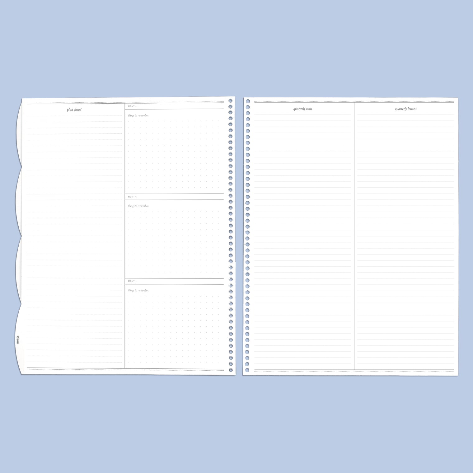 Plan Ahead + Wins & Lessons