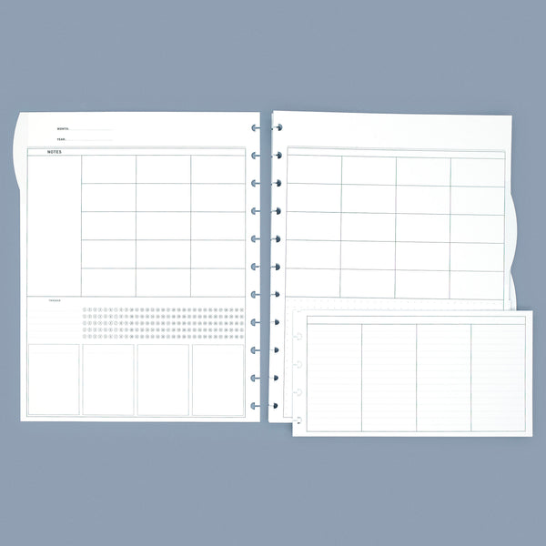 The Scout | 3-Month Undated Planner Insert Pack | Discbound