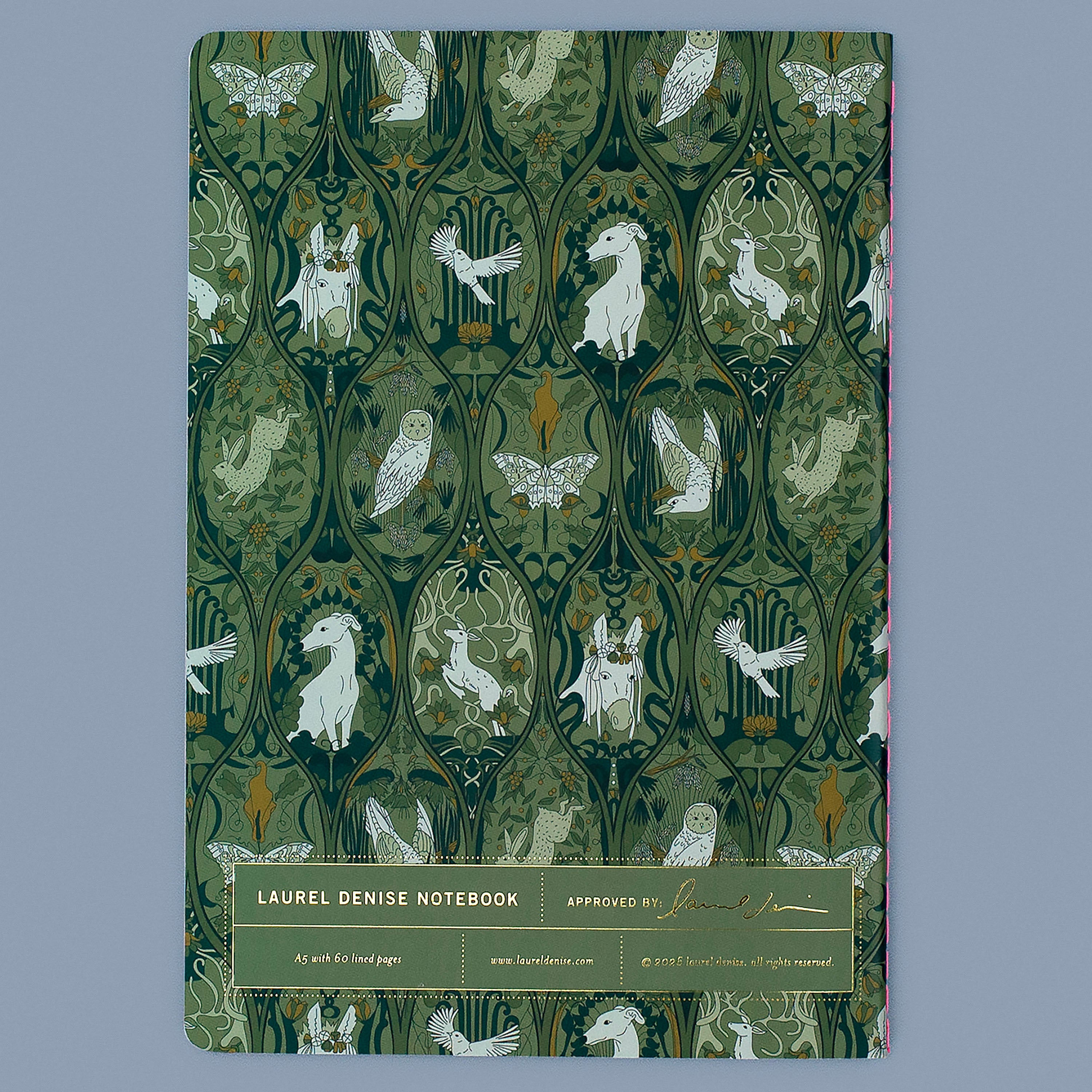 Enchanted Wood Notebook with Lined or Dot Grid Pages | Laurel