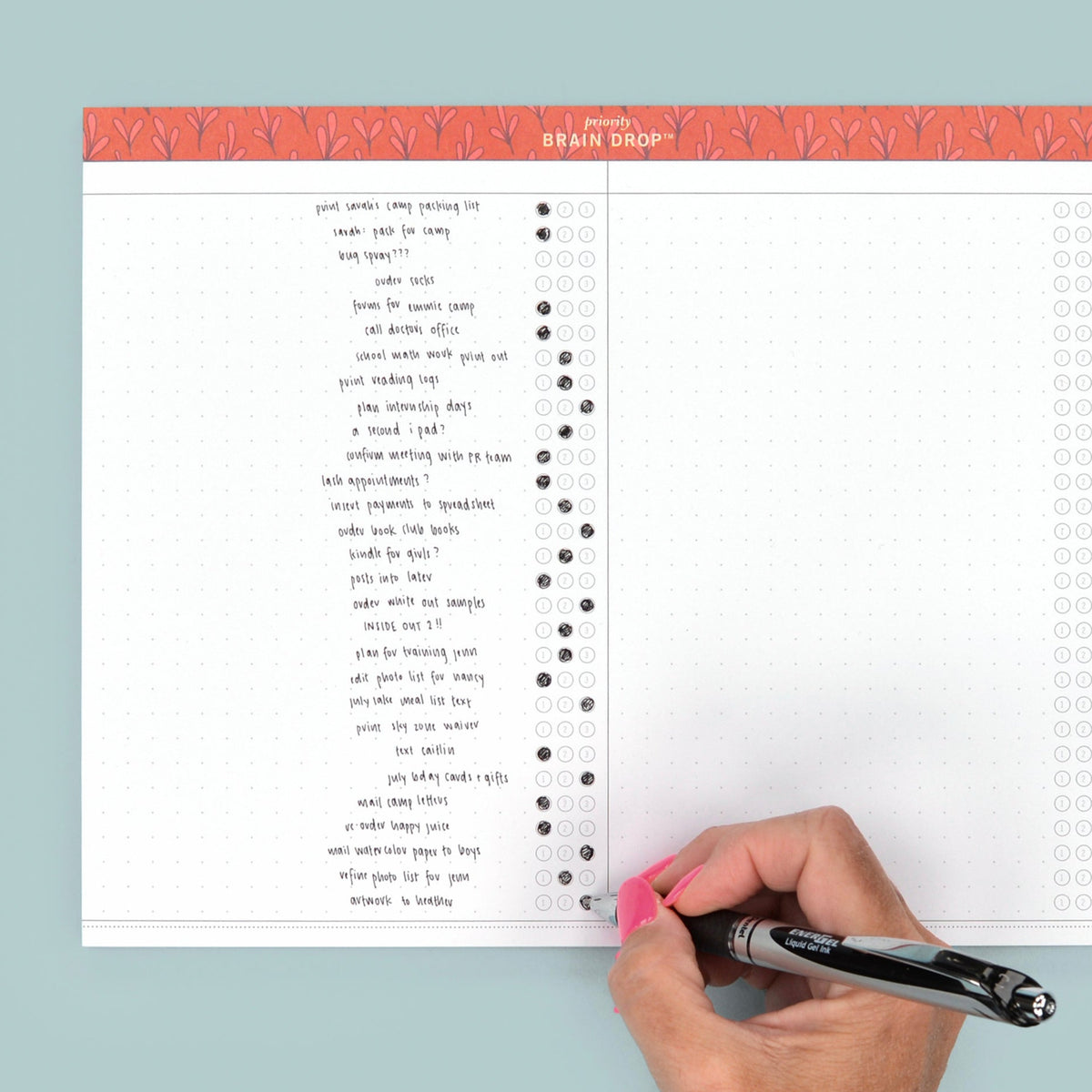 Laurel Denise Priorities Notepad – Daily To-Do List Pad for Task ...