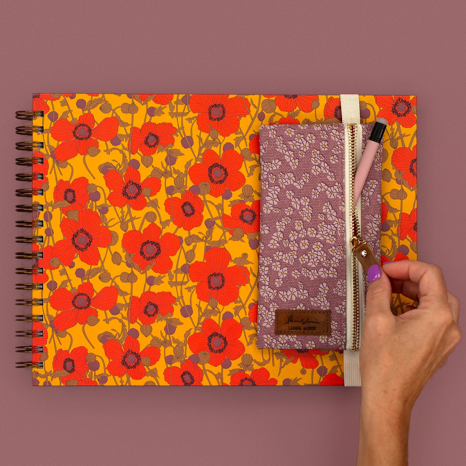 WITH PEN POUCH