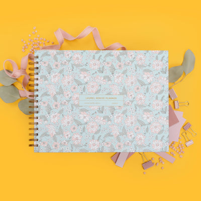 Undated | The Anne Planner | Peony Slumber (vertical week + month) card image