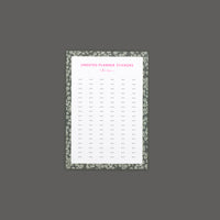 Undated Horizontal Week + Month Planner, The Curator
