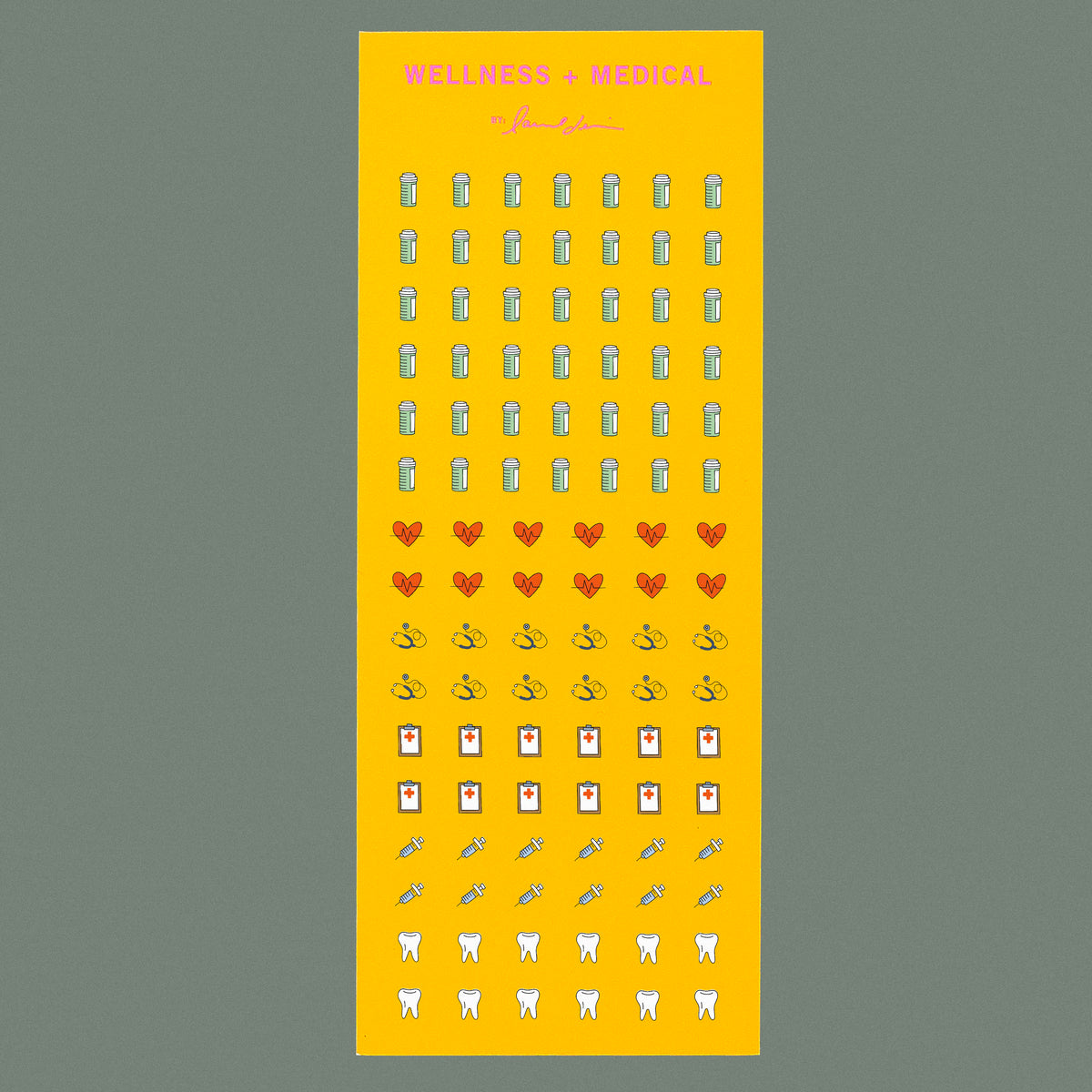 Wellness & Medical Planner Stickers | Laurel Denise | laurel denise