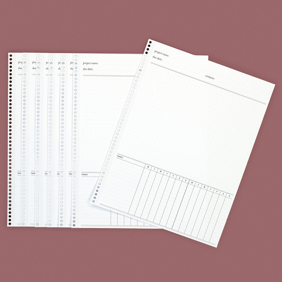 2-Week Project Organizer Inserts | Planner Inserts | Laurel Denise ...