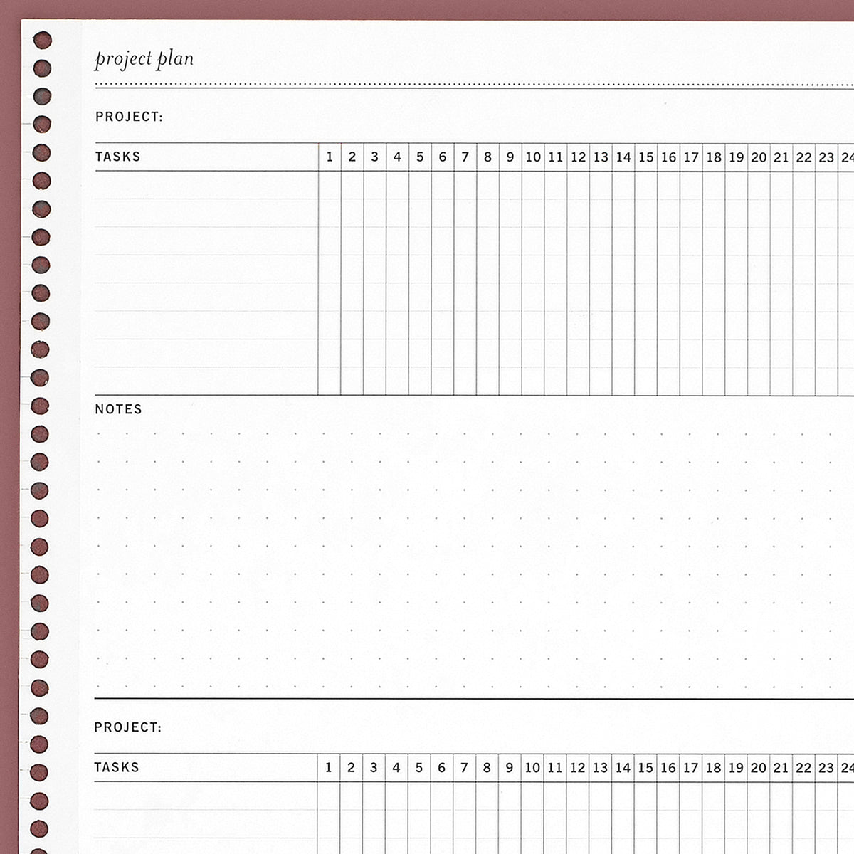 31-Day Project Organizer Inserts | Monthly Planning Inserts | Laurel ...