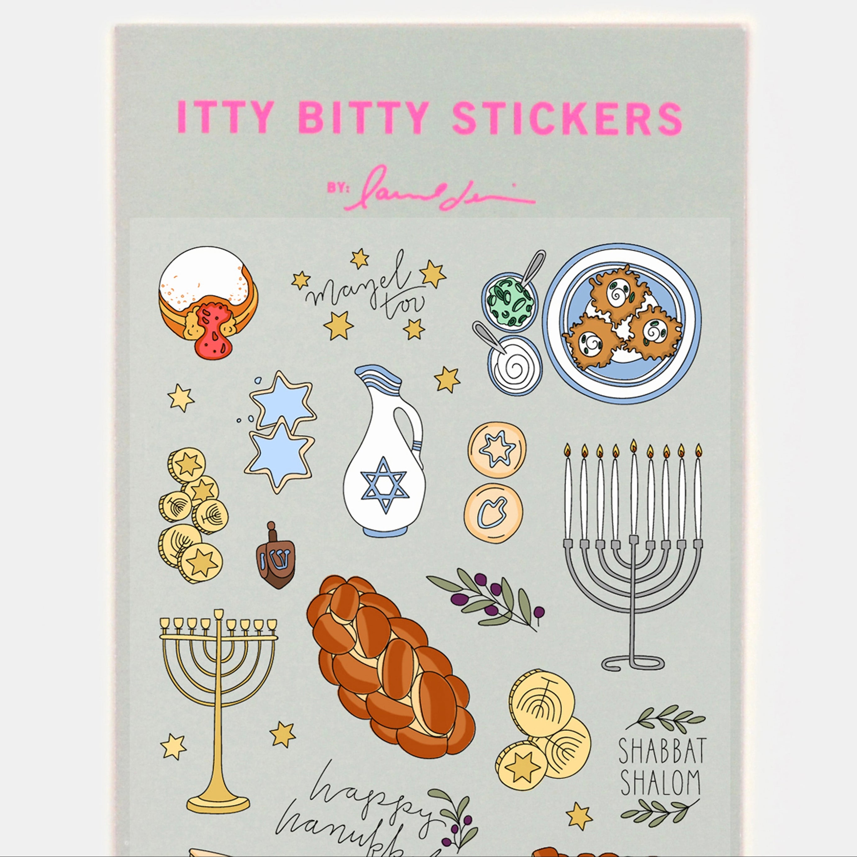 Jewish Holiday Stickers – Festive Planner & Craft Art | laurel denise