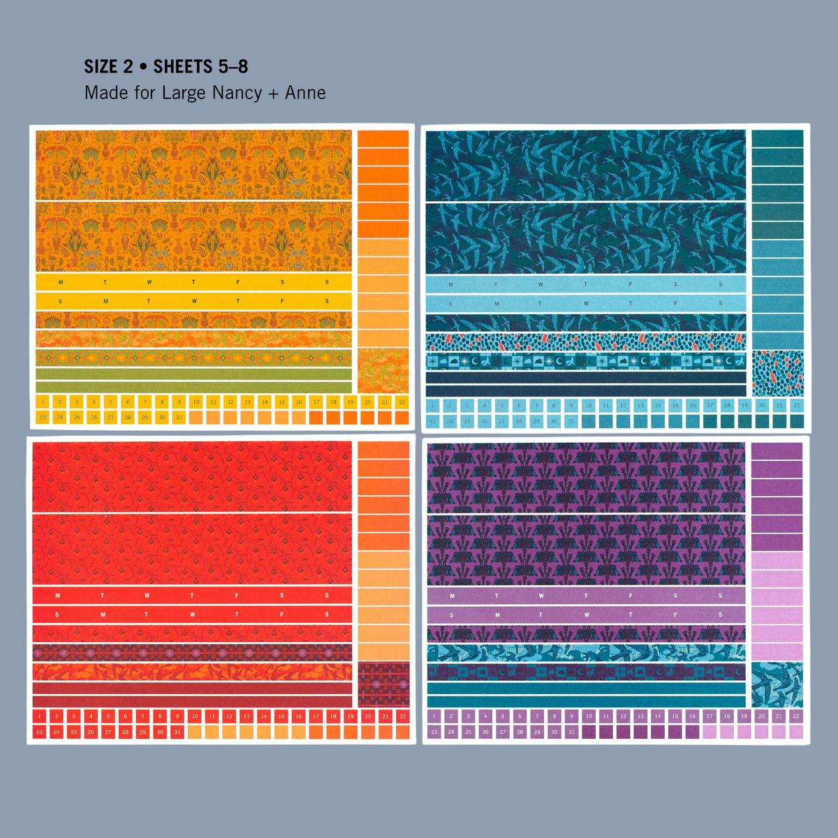 Size 2, Sheets 5-8