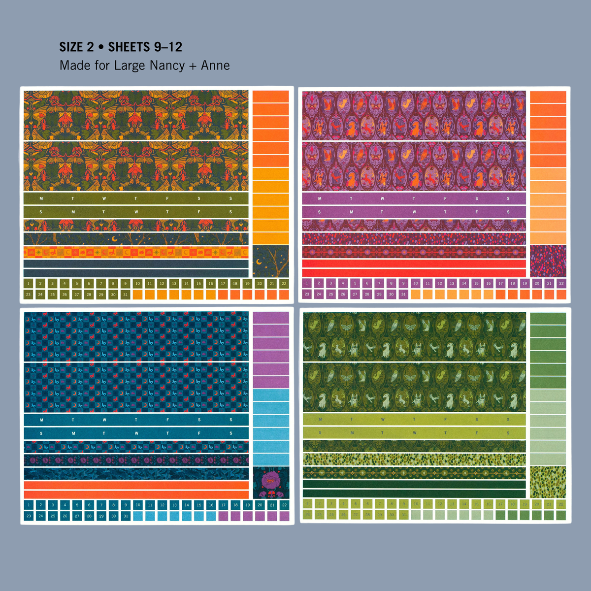 Size 2, Sheets 9-12
