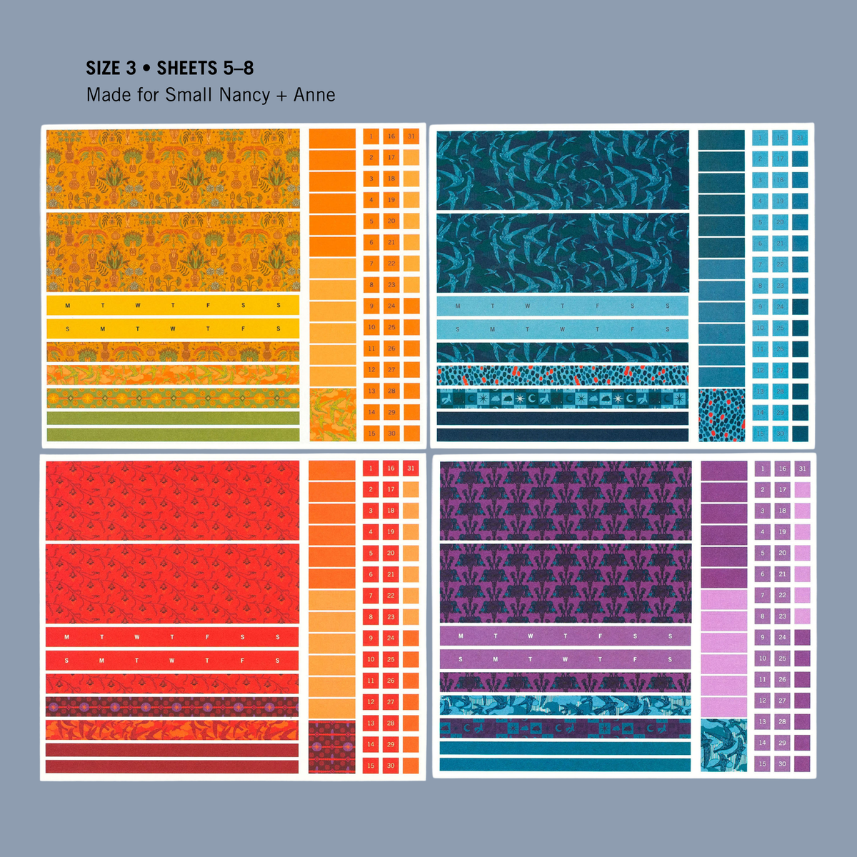 Size 3, Sheets 5-8