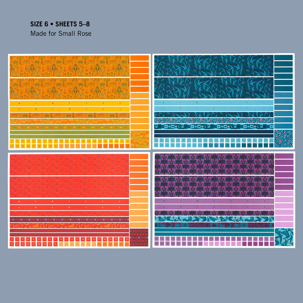 Size 6, Sheets 5-8