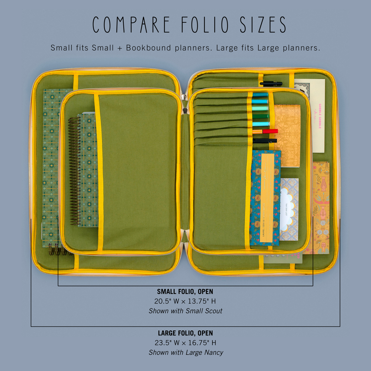 Size Comparison + Measurements