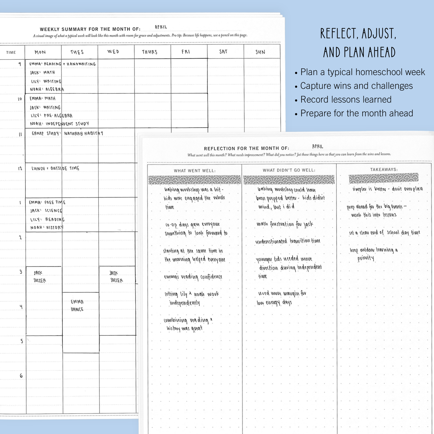 Summary + Reflection