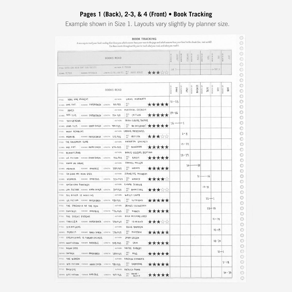 Pages 1 (Back), 2-3, 4 (Front)