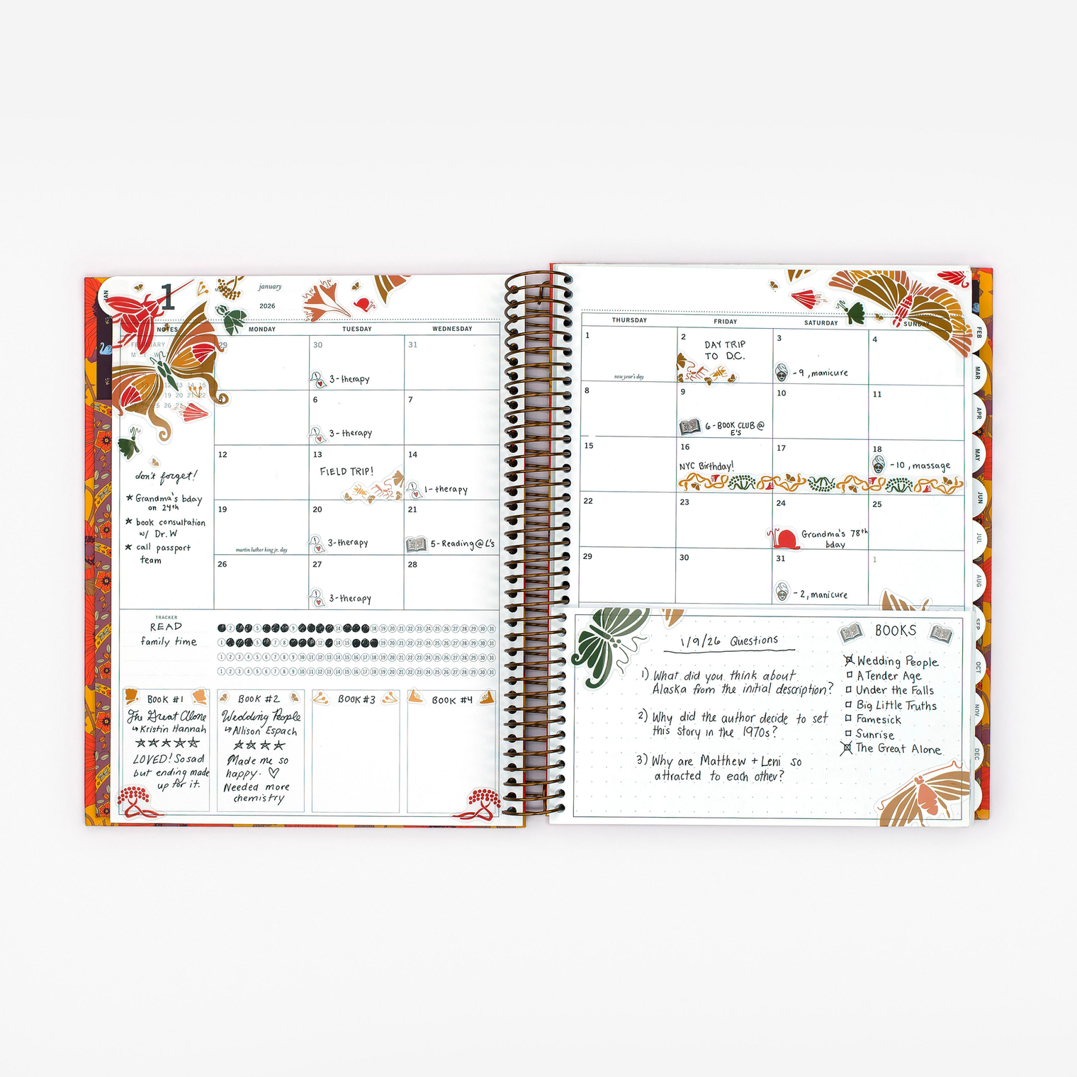 Filled-In Planner