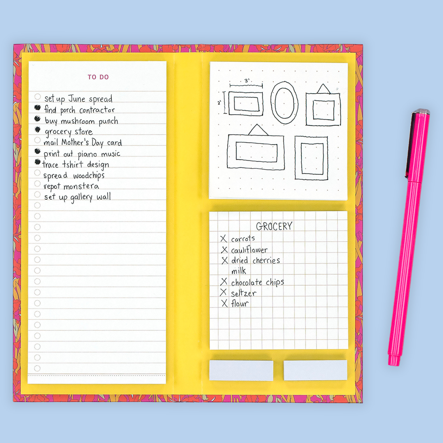 Sidekick | Sticky Note Folio | 2026–2027 Academic Collection
