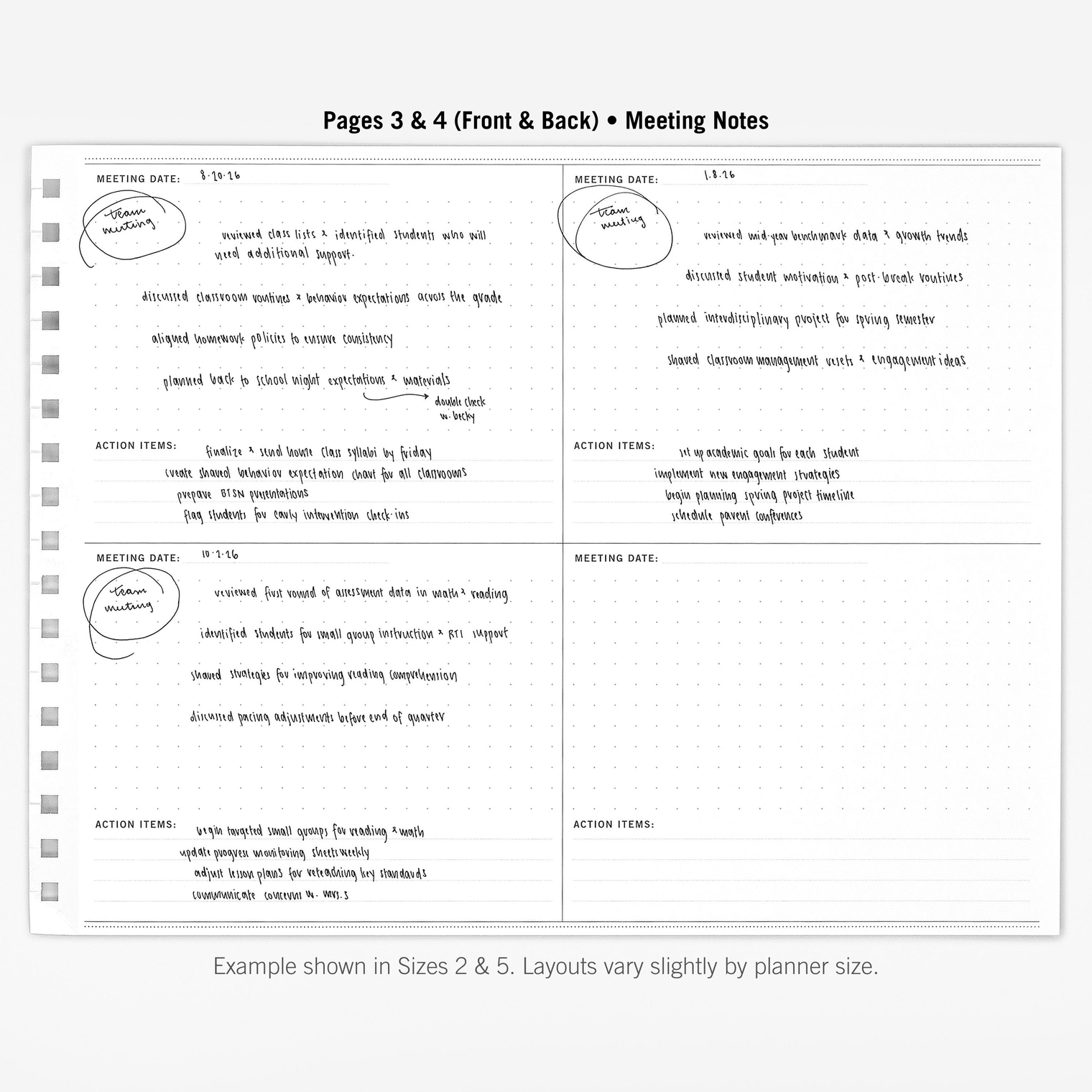 Pages 3 & 4