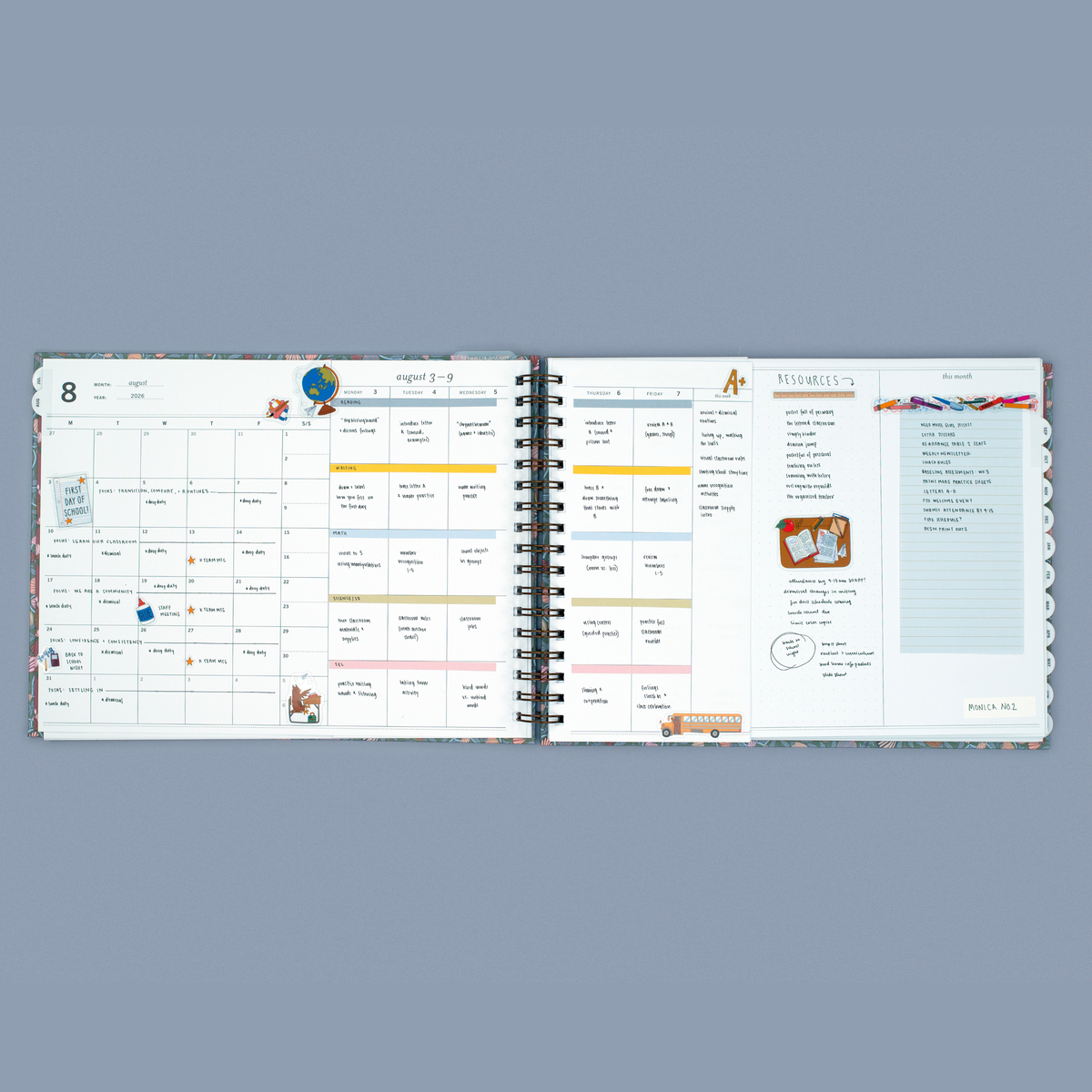 Filled-In Planner