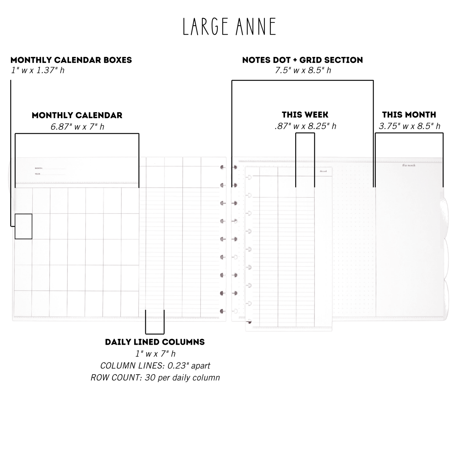 Measurements, Large