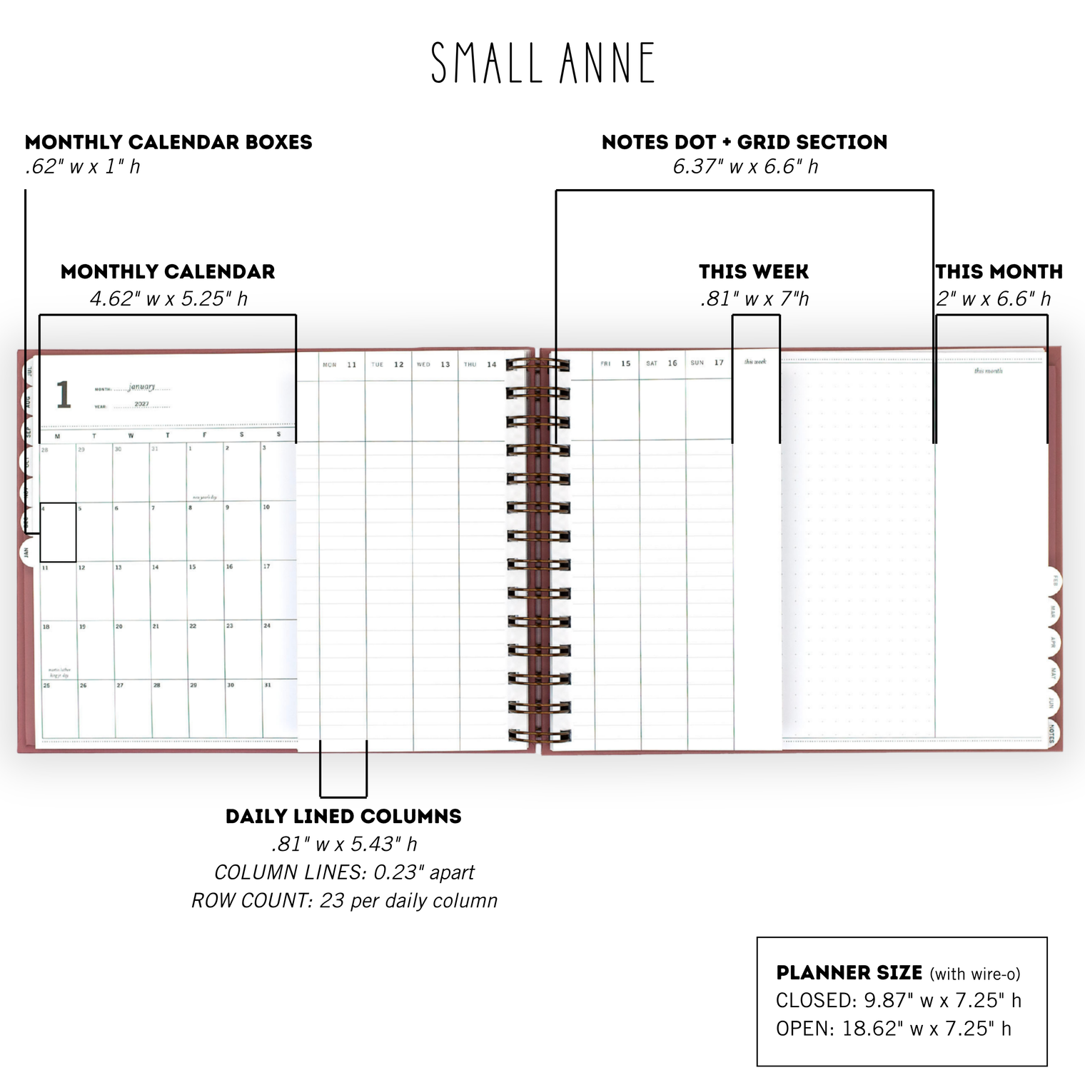 Measurements Small