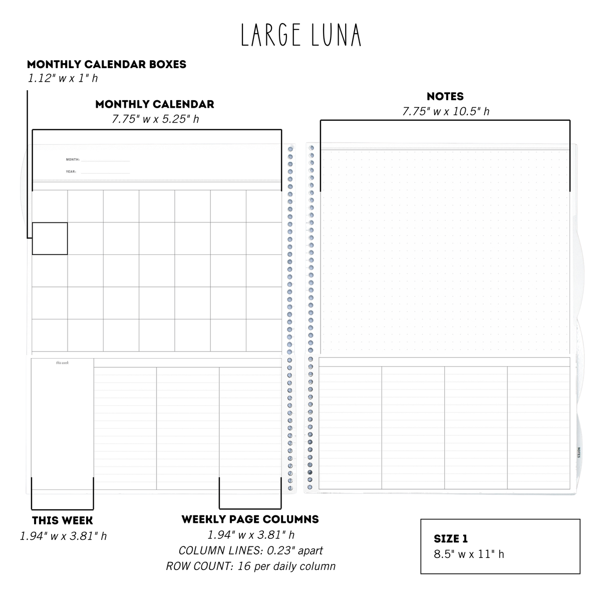 Measurements, Large