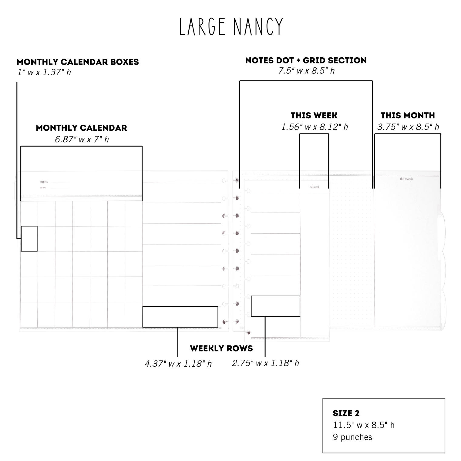 Measurements, Large