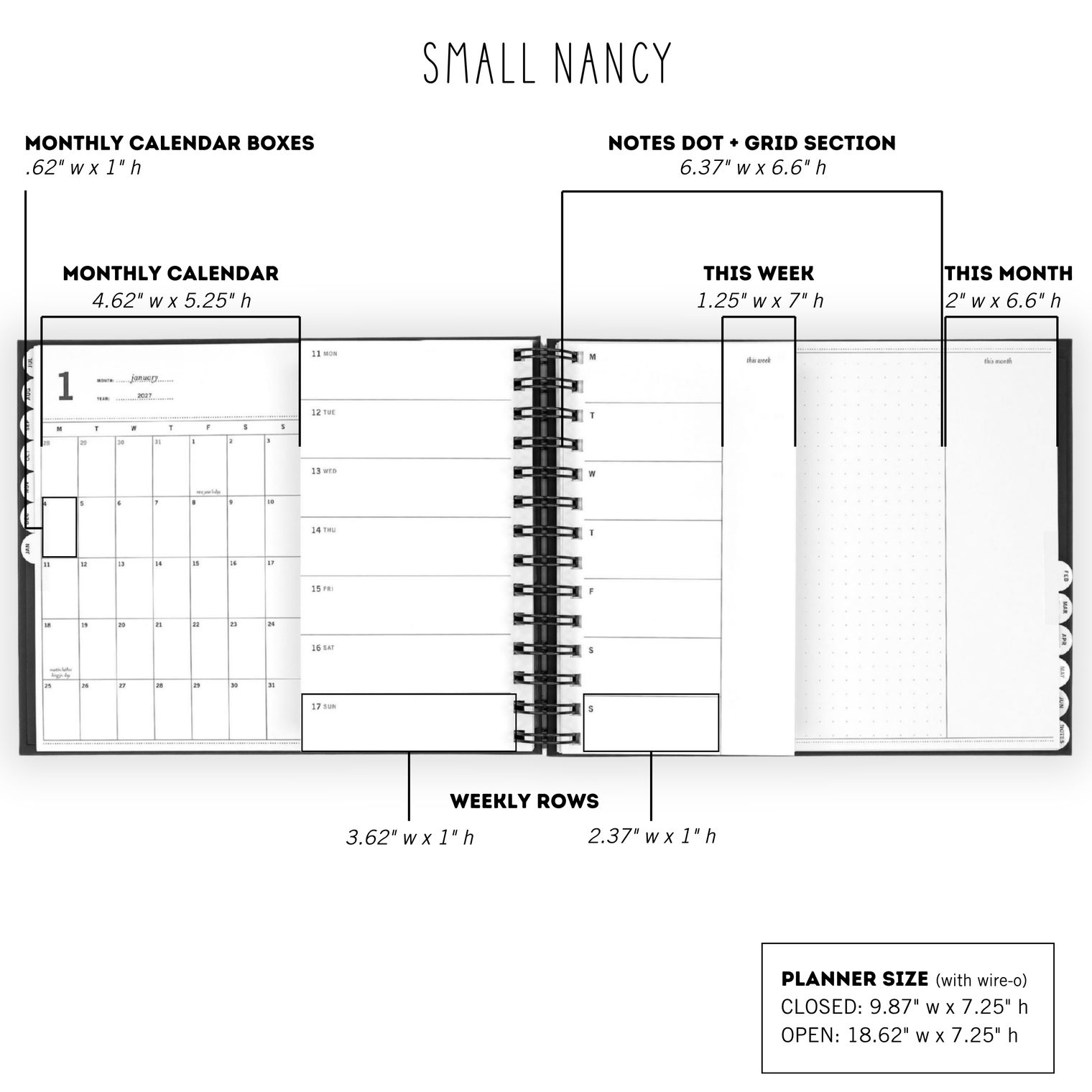 Measurements Small