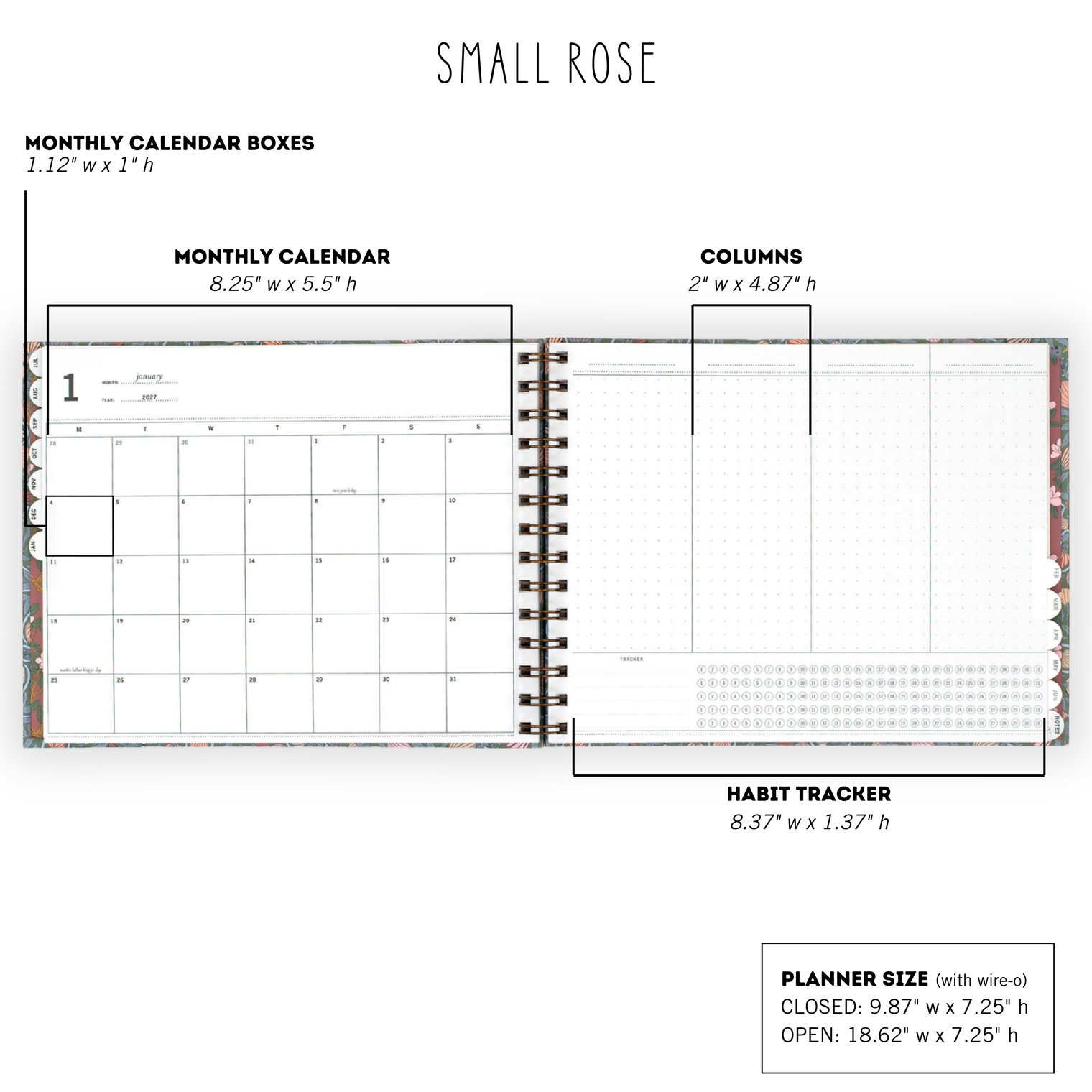 Measurements Small