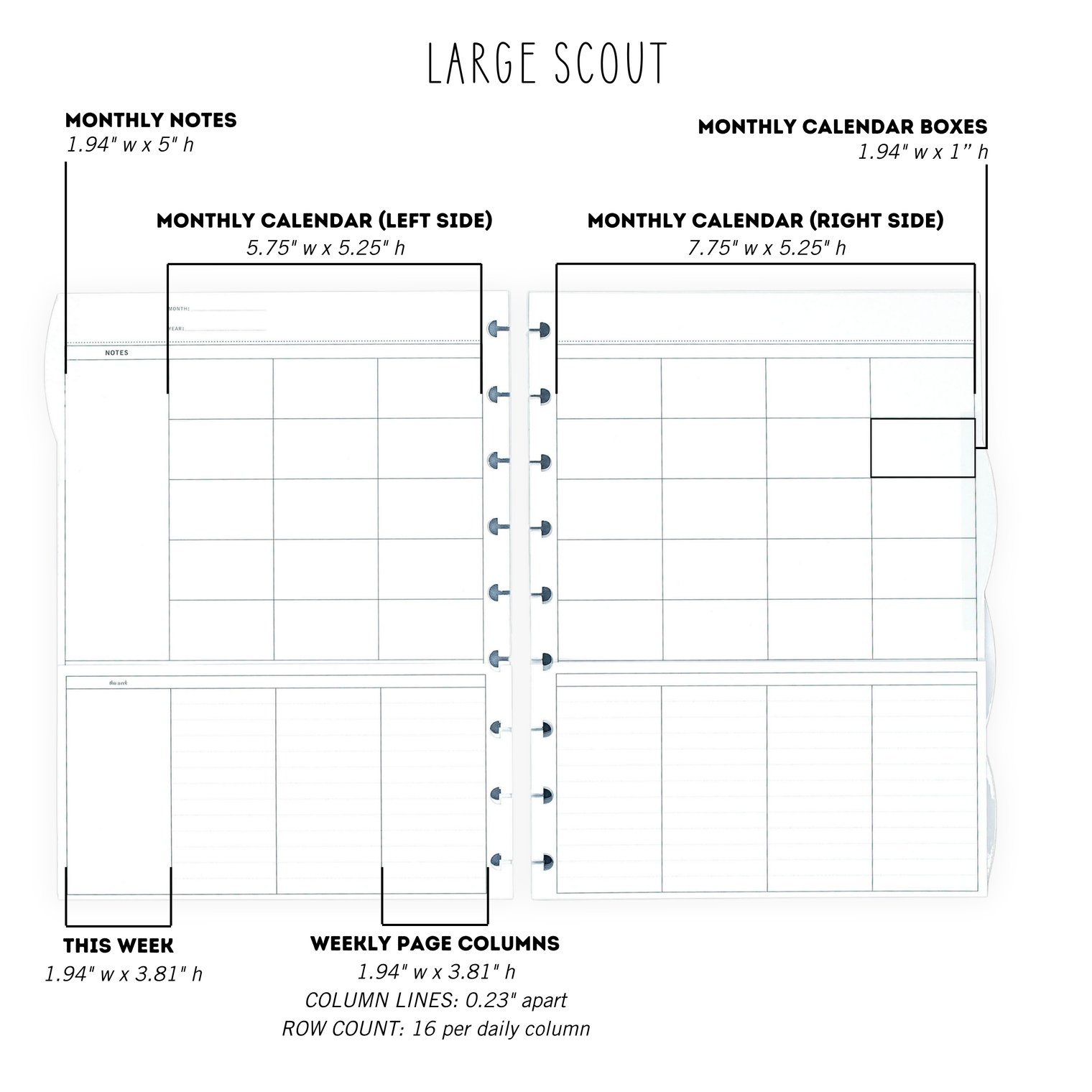 Measurements, Large