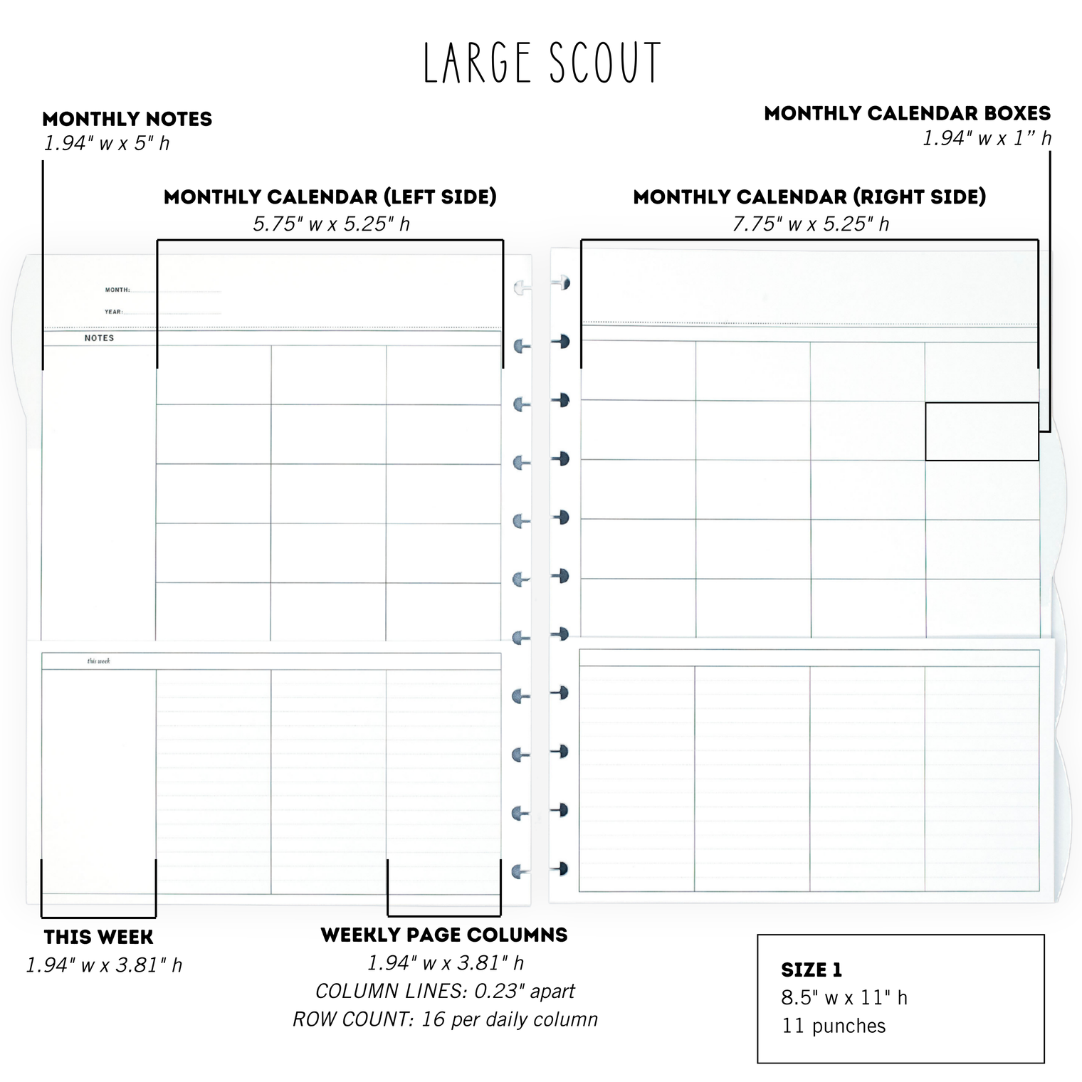 Measurements, Large