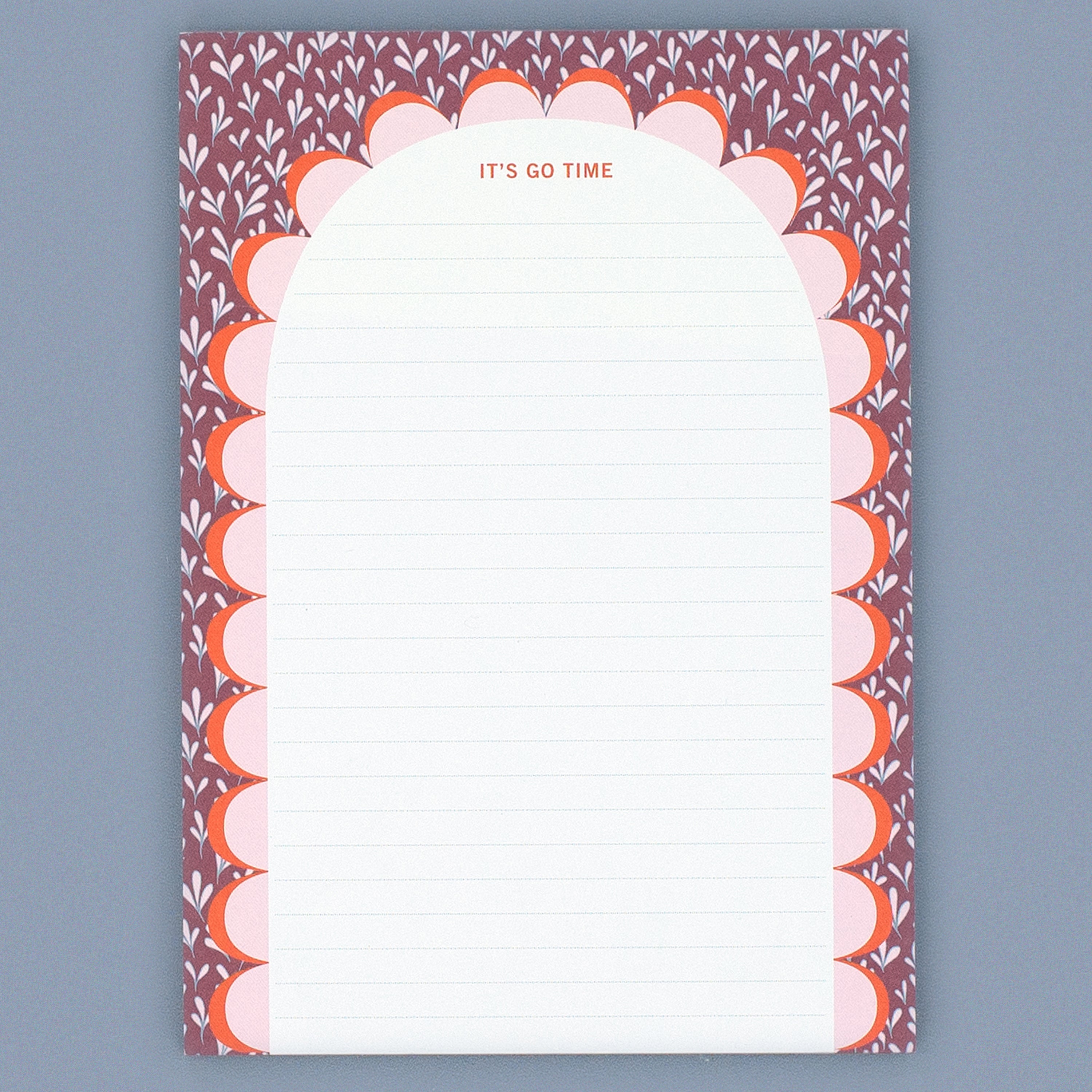 It’s Go Time Notepad | Lined Planner Notepad | Laurel Denise | laurel ...