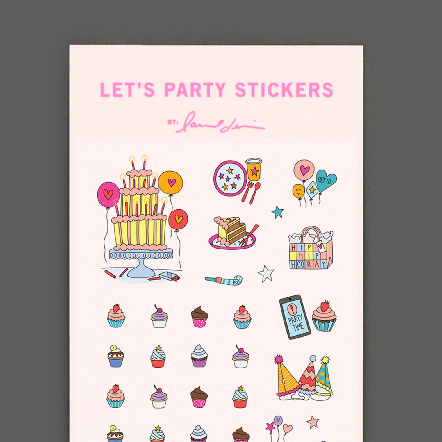 Let's Party Stickers